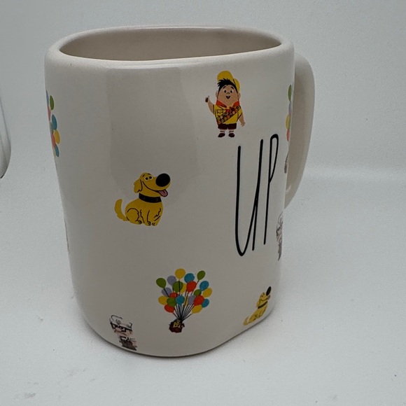 Rae Dunn Disney Pixar UP Doug Squirrel Ceramic Coffee Mug UP - All Over Print - Picture 5 of 10